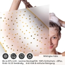 Mobile Preview: Sichtschutzfolie Dusche Goldakzente