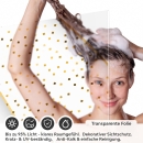 Mobile Preview: Sichtschutzfolie Dusche Goldakzente