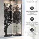 Mobile Preview: Sichtschutzfolie Dusche Baum Silhouette