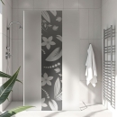 Mobile Preview: Sichtschutzfolie Dusche | Florale Muster