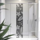 Mobile Preview: Sichtschutzfolie Dusche | Florale Muster
