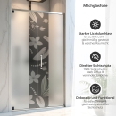 Mobile Preview: Sichtschutzfolie Dusche | Florale Muster