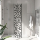 Mobile Preview: Sichtschutzfolie Dusche | Elegantes Barockmuster