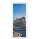Mobile Preview: Türfolie Treppe zum Bergpanorama Hauptbild