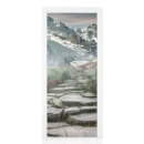 Mobile Preview: Türfolie Steinpfad zu den Alpen Hauptbild