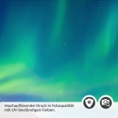 Mobile Preview: Türfolie Straße unter Nordlichter Detailbild 2