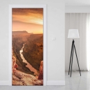 Mobile Preview: Türfolie Goldener Fluss im Canyon Artikelbild 1