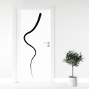 Mobile Preview: Türfolie geschwungene Linie Artikelbild 1