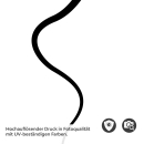 Mobile Preview: Türfolie geschwungene Linie Detailbild 2