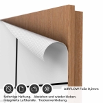 Mobile Preview: Türfolie Winkel AIRFLOW Folie