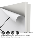 Mobile Preview: Türfolie Linien & Punkte ECO Folie