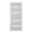 Mobile Preview: Türfolie versetzte Streifen Hauptbild 1