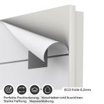 Mobile Preview: Türfolie Quadrate & Linien ECO Folie