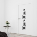 Mobile Preview: Türfolie angeordnete Quadrate Artikelbild 2