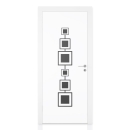 Mobile Preview: Türfolie angeordnete Quadrate Hauptbild 1