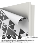 Mobile Preview: Türfolie Dreieck Muster ECO Folie