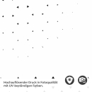 Mobile Preview: Türfolie kleine Dreiecke Detailbild 2