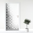 Mobile Preview: Türfolie quadratische Mosaik Muster Artikelbild 1