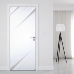 Mobile Preview: Türfolie mit modernen Linien Artikelbild 1