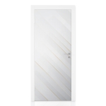 Mobile Preview: Türfolie mit goldenen Linien im modernen Design Hauptbild 1