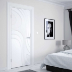 Mobile Preview: Türfolie mit organischen Formen und Tiefenwirkung Artikelbild 2