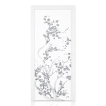 Mobile Preview: Türfolie mit zarten Kirschblütenzweigen im japanischen Stil Hauptbild 1