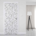 Mobile Preview: Türfolie Schwungvolle Handschrift in moderner Kalligrafie‑Optik Artikelbild 1