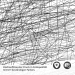 Mobile Preview: Türfolie Abstrakte Scribble‑Linienmuster Detailbild 2