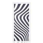Mobile Preview: Türfolie Markante Zebra‑Streifen Hauptbild 1