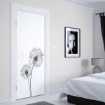 Mobile Preview: Türfolie Filigrane Pusteblumen Artikelbild 2