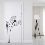 Mobile Preview: Türfolie Türfolie Zarte Pusteblumen Artikelbild 1