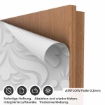 Mobile Preview: Türfolie Florale Ornamenten AIRFLOW Folie