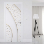 Mobile Preview: Türfolie Elegante Goldakzente Artikelbild 1