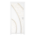 Mobile Preview: Türfolie Elegante Goldakzente Hauptbild 1