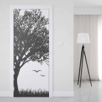 Mobile Preview: Türfolie Baum Silhouette Artikelbild 1