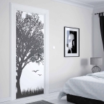 Mobile Preview: Türfolie Baum Silhouette Artikelbild 2