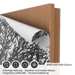 Mobile Preview: Türfolie Baum Silhouette AIRFLOW Folie