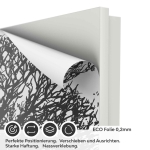Mobile Preview: Türfolie Baum Silhouette ECO Folie
