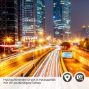 Mobile Preview: Türfolie Lichtspur Metropole Detailbild 2