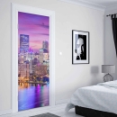 Mobile Preview: Türfolie Skyline Lichtermeer Artikelbild 2