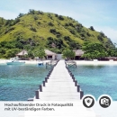 Mobile Preview: Türfolie Steg zur tropischen Insel Detailbild 2