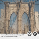 Mobile Preview: Türfolie Brooklyn Bridge Detailbild 2