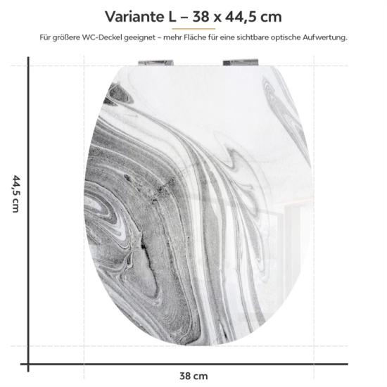 Mobile Preview: Aufkleber Marmoroptik Variante 38 x 44 cm