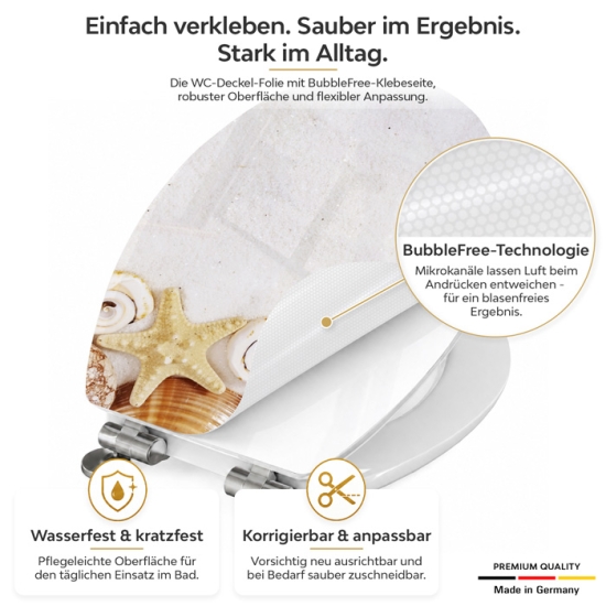 Mobile Preview: Wc-Deckel Aufkleber Marina Detailbild 1