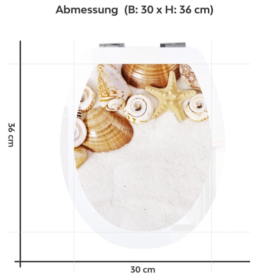 Mobile Preview: Wc-Deckel Aufkleber Marina Variante 30 x 36 cm