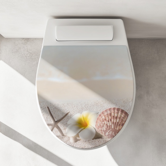 Mobile Preview: Wc-Deckel Aufkleber Areia Artikelbild 1
