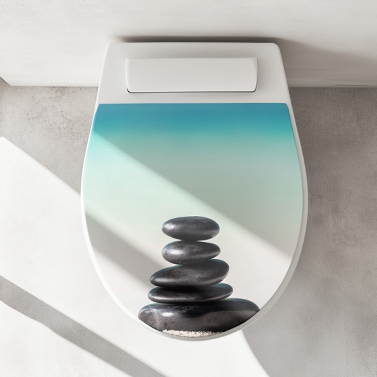 Mobile Preview: Wc-Deckel Aufkleber Feng Shui Artikelbild 1