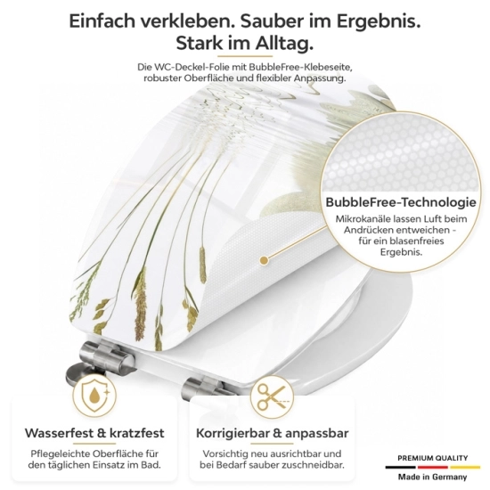 Mobile Preview: Wc-Deckel Aufkleber Zen Detailbild 1